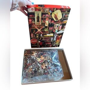 Springbok Vintage 1986 Coca Cola 500 Piece Puzzle Interlocking Pieces COMPLETE
